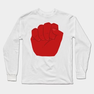 Red Hand of Resistance Long Sleeve T-Shirt